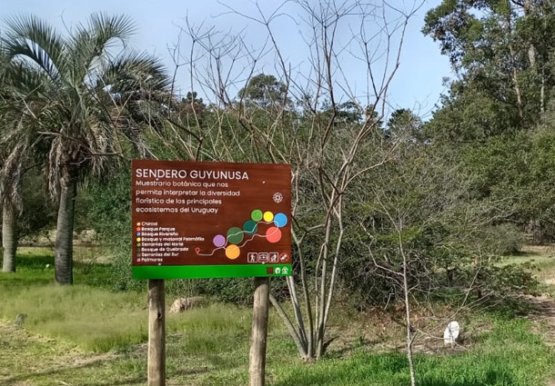 Señaletica del sendero guyunusa