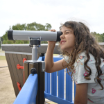 telescopio niña